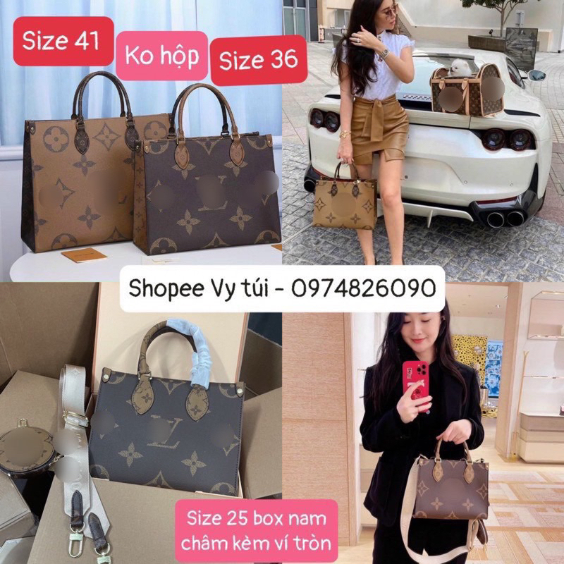 Túi L du lịch size 25-36-41 da mềm fome chuẩn