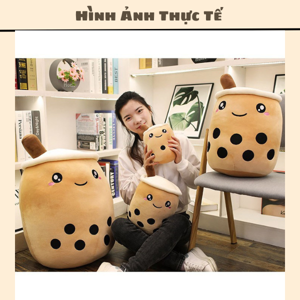 Gấu Bông Trà Sữa 💖 FREE SHIP 💖 Gối Ôm Thú Bông Cho Bé Baby Hàng Cao Cấp Mềm Mịn Size 40 cm Tại Chubby Shop