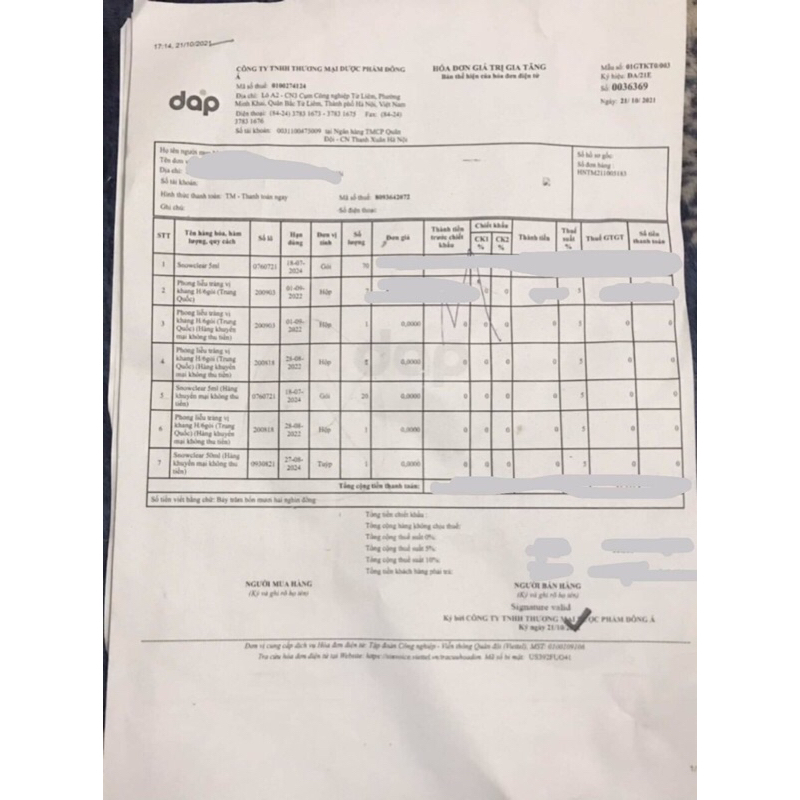 DẦU GỘI TUÝP 50ml