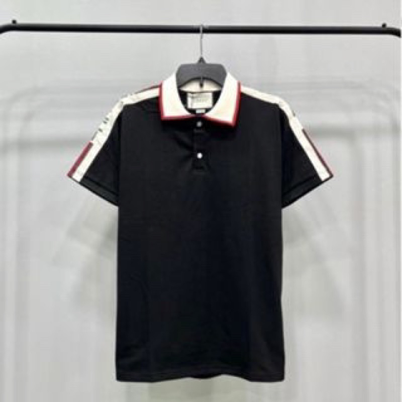 Áo polo GC Technical phối viền cao cấp Áo polo GC vải cá sấu nam nữ mới nhất