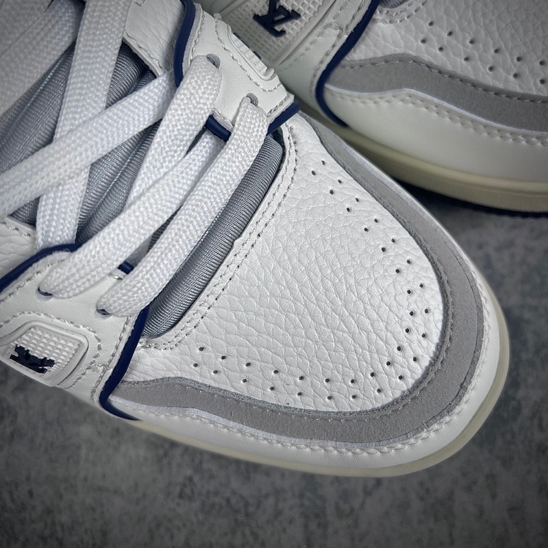 Giày Thể Thao Nam Nữ LV Trainer Xanh Navy