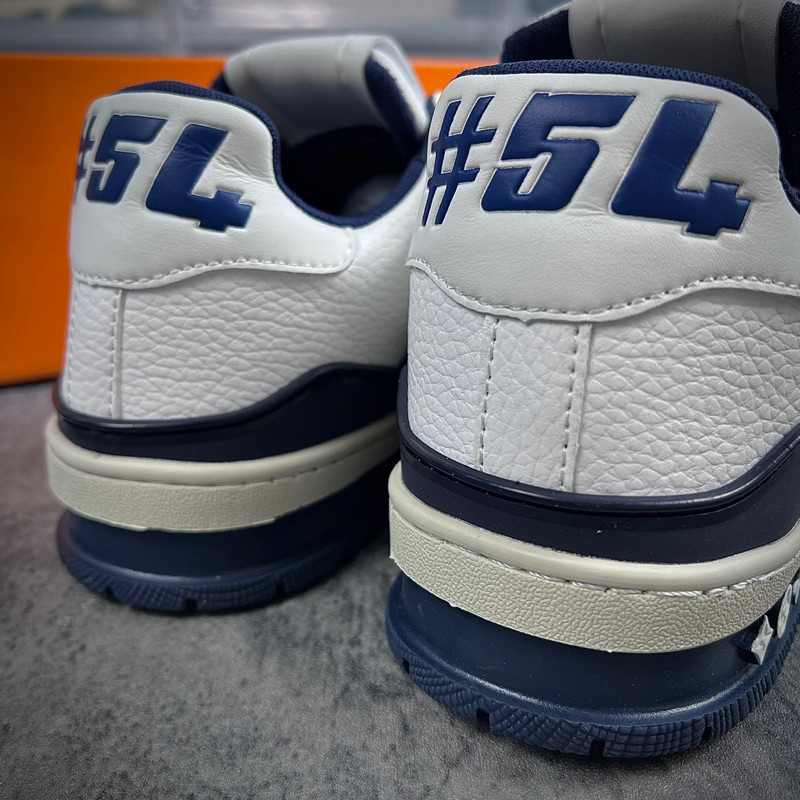 Giày Thể Thao Nam Nữ LV Trainer Xanh Navy