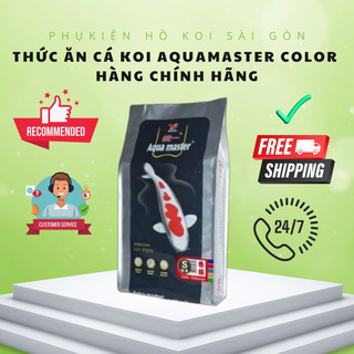 Thức ăn cá Koi tăng màu Aqua master Color Enhancer bao 10kg size L [ HÀNG CHUẨN 100% - CÓ TEM CHỐNG HÀNG GIẢ ]