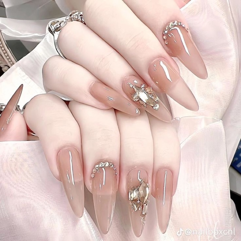 Nailbox sơn thạch đính đá