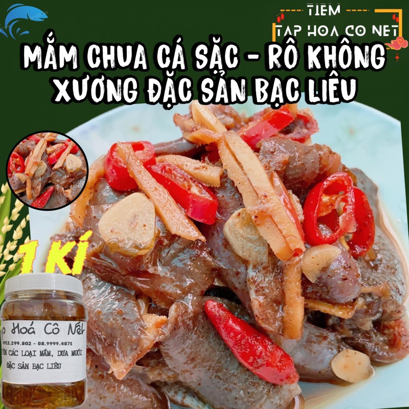 1Kí Mắm Chua Cá Sặc Rô Không Xương Nhà Làm
