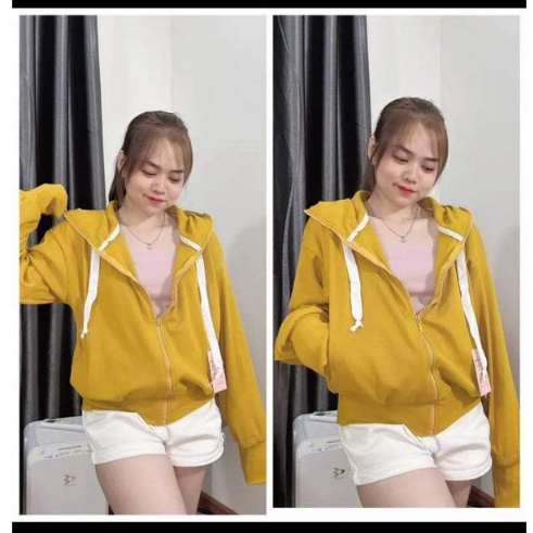 ÁO KHOÁT NỈ TRƠN FROM RỘNG NÓN TO THỜI TRANG DỄ THƯƠNG