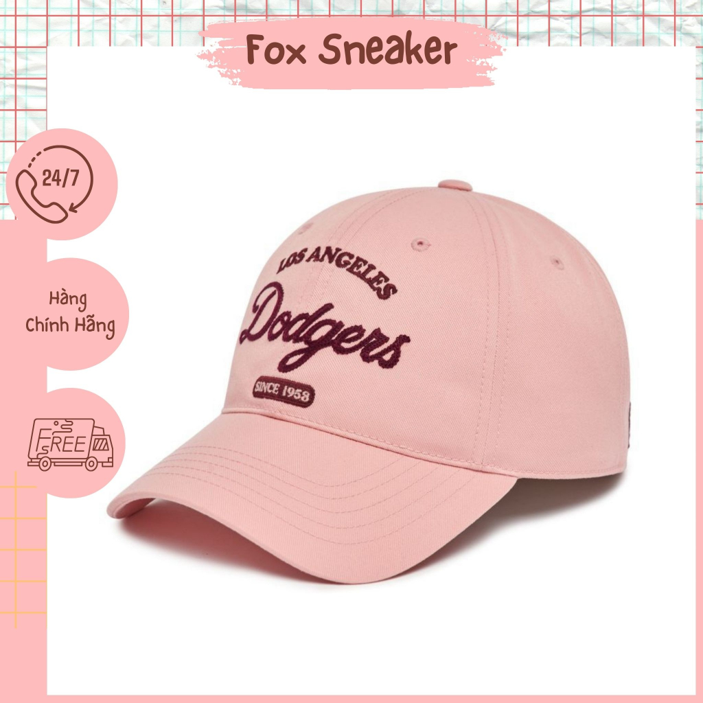 Mũ Nón MLB Los Angeles Dodgers Màu Hồng Hàng Chính Hãng | Fox Sneaker