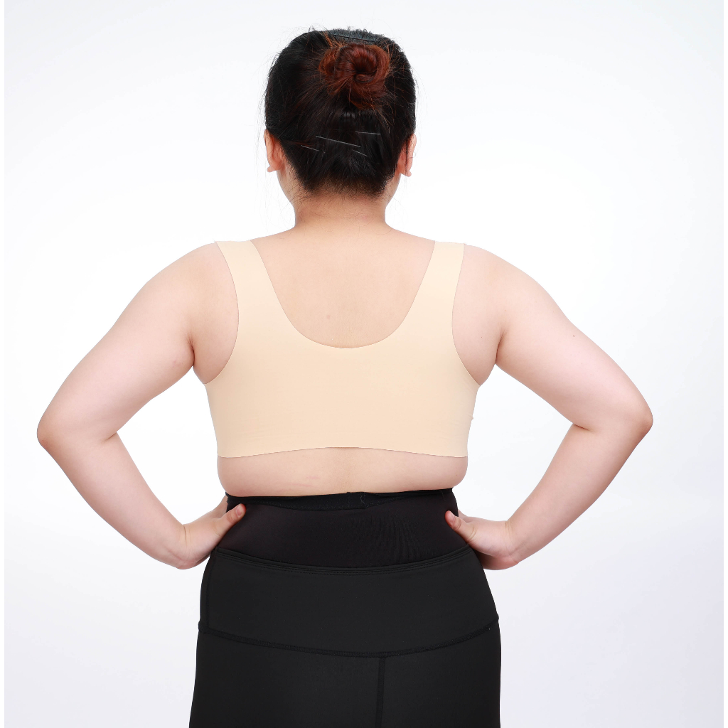 Áo lót nữ Bigsize che mỡ nách mỡ lưng - Cup A,B - Đệm Dày 1Cm - Bản Lưng to 14cm không viền Mã A23