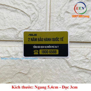 Nhãn Dán ASUS nhỏ 5.4x3cm