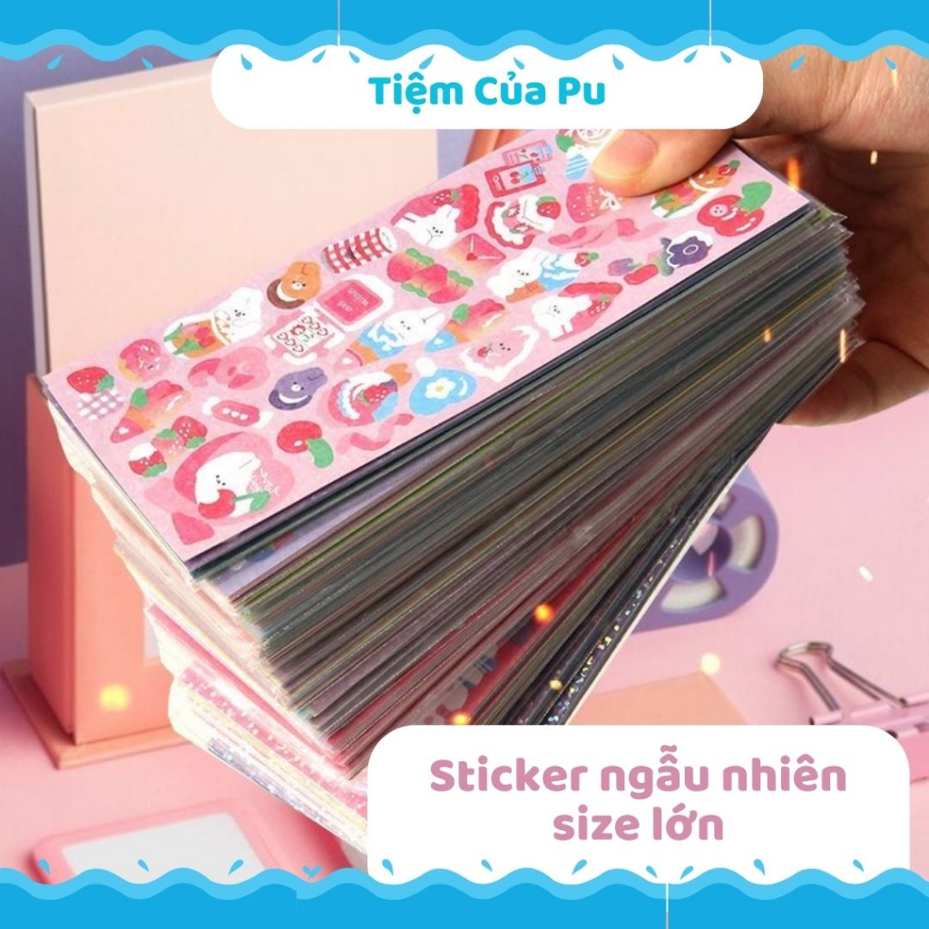 Sticker Ngẫu Nhiên Size Lớn