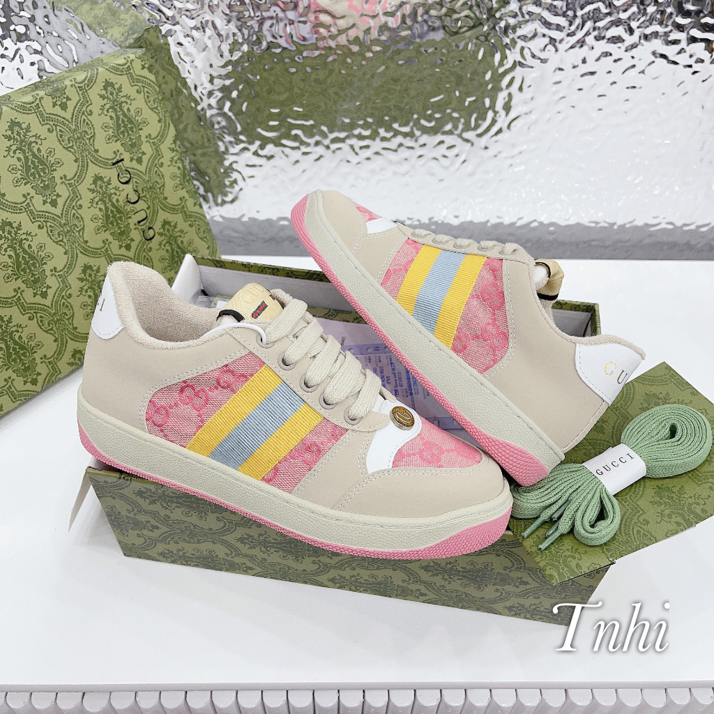 GIÀY THỂ THAO GC PHỐI HỒNG