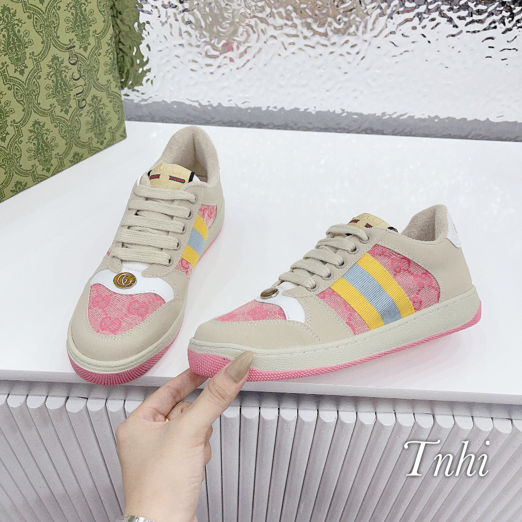 GIÀY THỂ THAO GC PHỐI HỒNG