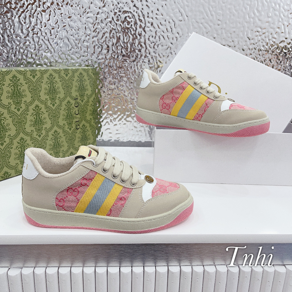 GIÀY THỂ THAO GC PHỐI HỒNG