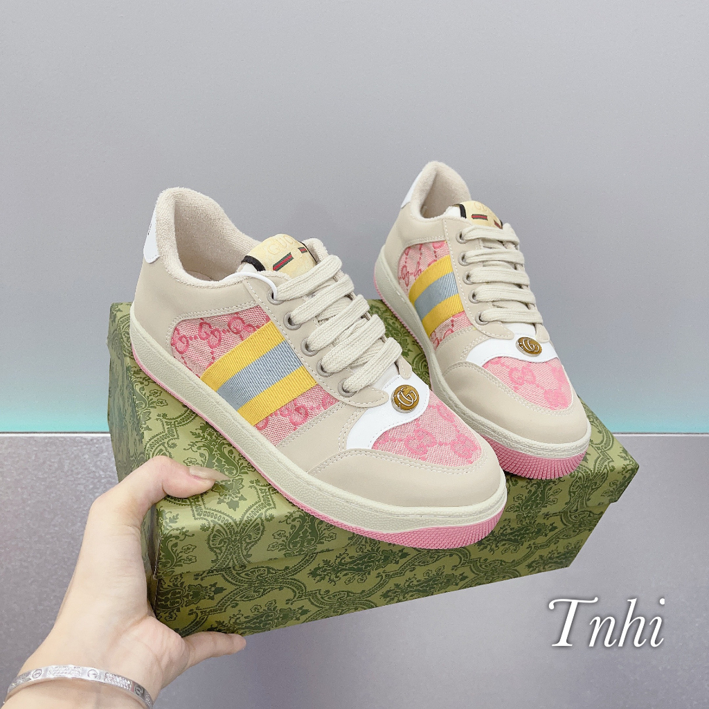 GIÀY THỂ THAO GC PHỐI HỒNG