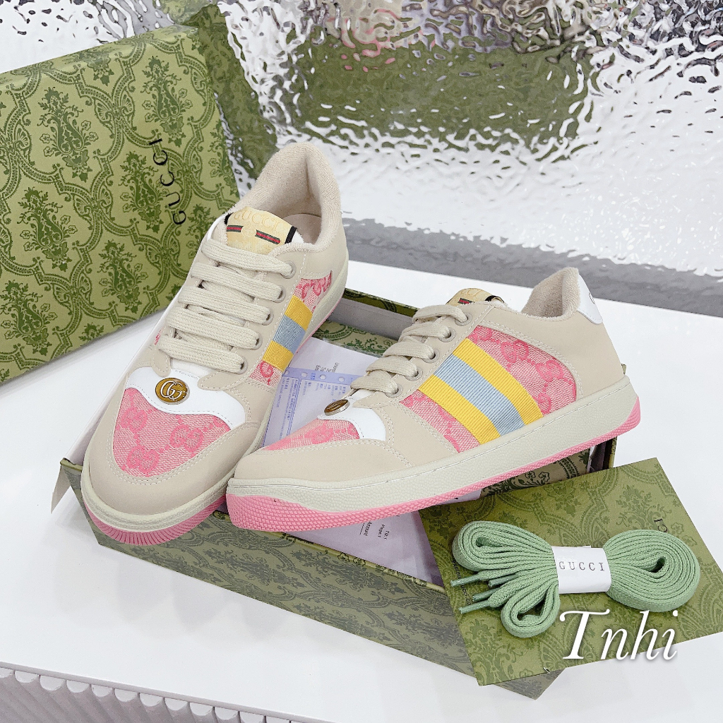 GIÀY THỂ THAO GC PHỐI HỒNG