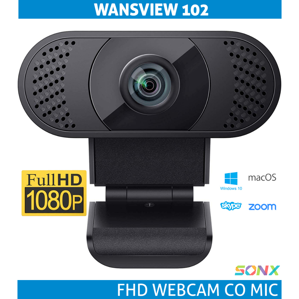 Webcam máy tính có mic - 1080P - webcam may tinh zoom - Gọi video, Học online, Họp online, chơi game - webcam USB | BigBuy360 - bigbuy360.vn