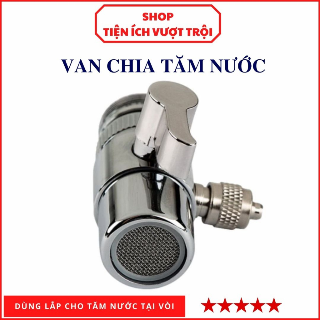 Đầu chia nước của bộ tăm nước gia đình 1, phụ kiện tăm nước không dùng điện, van thay thế-Tiện Ích Vượt Trội