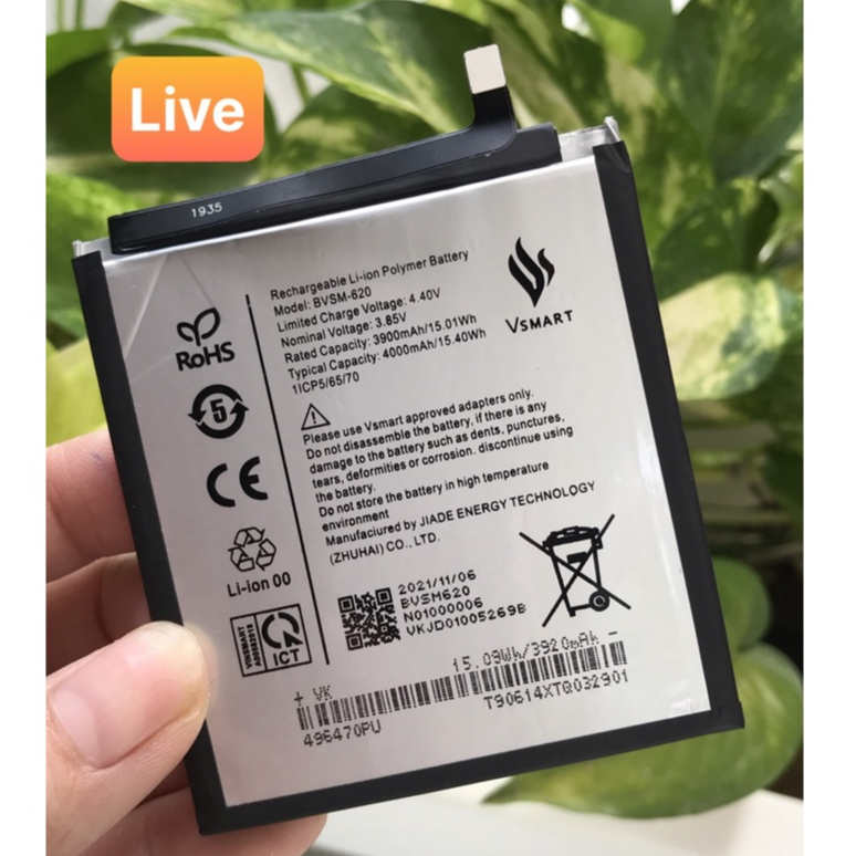 Pin Vsmart Live BVSM-620 dung lượng 4000mAh