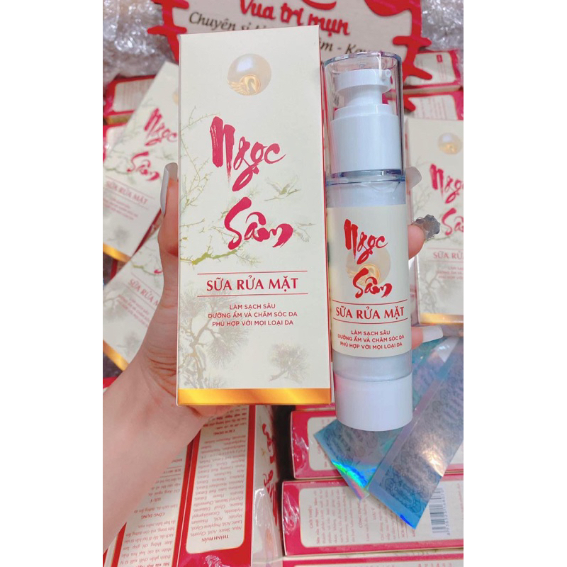 Sửa rửa mặt ngọc sâm mẫu mới 50gram