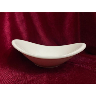  Chén thỏi vàng Minh Long 13,5cm 20,5cm màu trắng ngà Gốm sứ Minh Long 