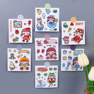 Combo 10 miếng dán sticker DIY nhiều hình