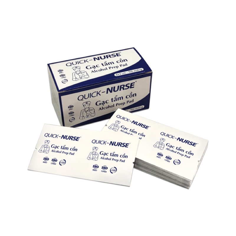 GẠC TẨM CỒN QUICK- NURSE 6X3CM