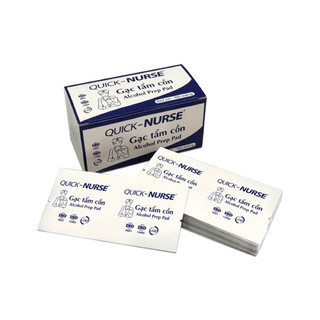 Gạc tẩm cồn quick- nurse 6x3cm
