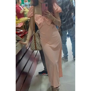 đầm tay phồng khóet eo
