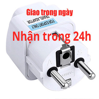 Ổ cắm chuyển đổi sang phích cắm de pháp đức hàn quốc
