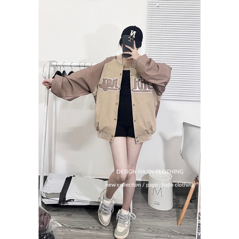 Áo khoác bomber phối tay da AVIREX về 3 màu