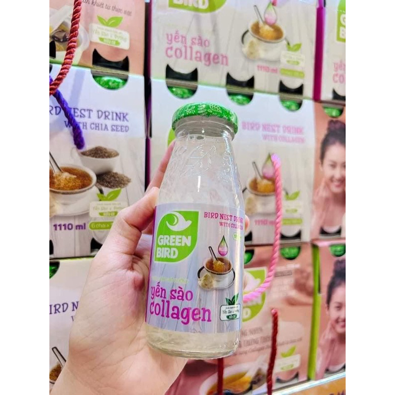 1 Chai nước Yến Sào và Hạt Chia 185ml 🍷- Yến sào Nutrinest