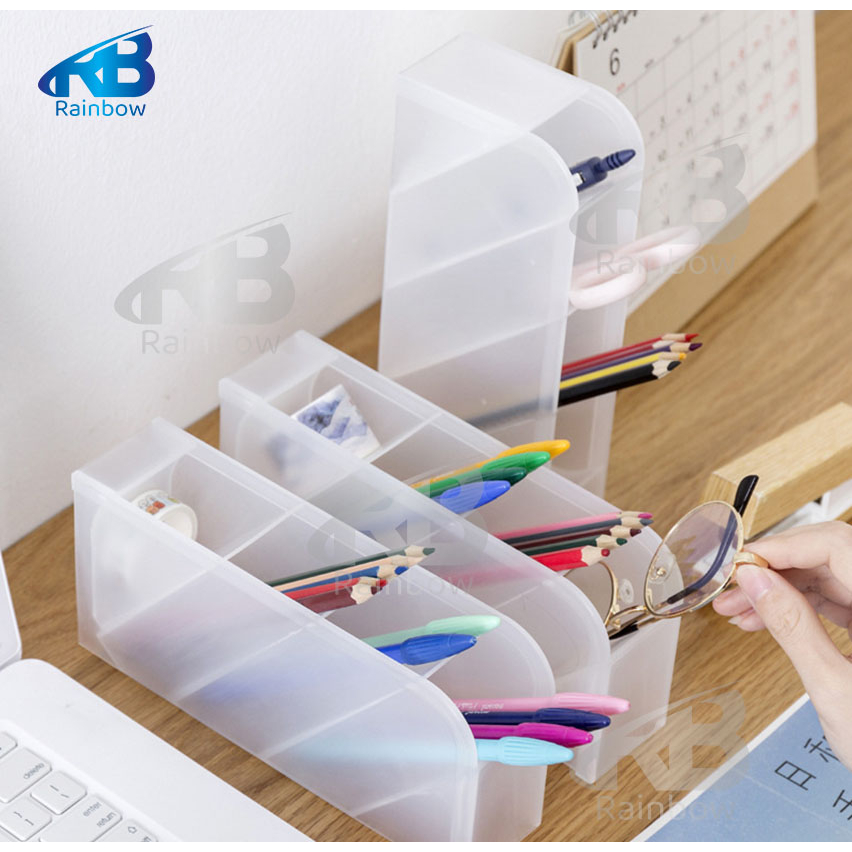 Kệ Nhựa ngăn đựng bút, Đồ Dùng,Hộp Ống Cắm Bút RB05