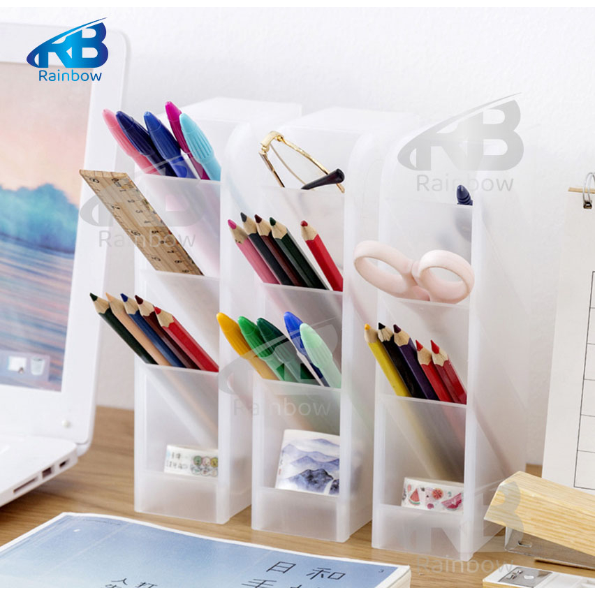 Kệ Nhựa ngăn đựng bút, Đồ Dùng,Hộp Ống Cắm Bút RB05