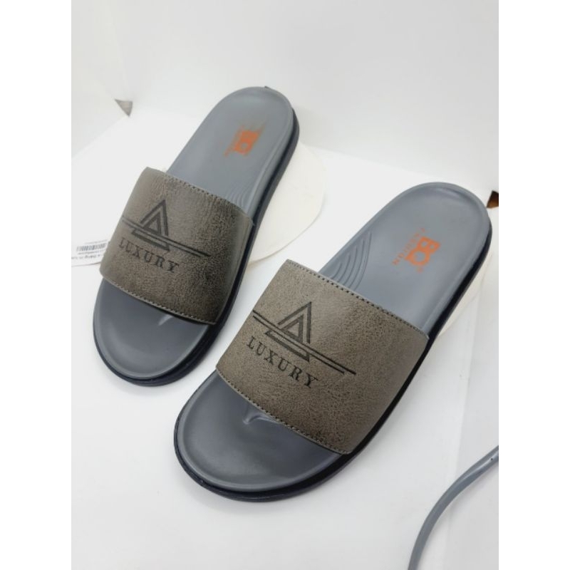 Dép lê bản BQ chất liệu Da xịn thật chính hãng D8826 size 38-43