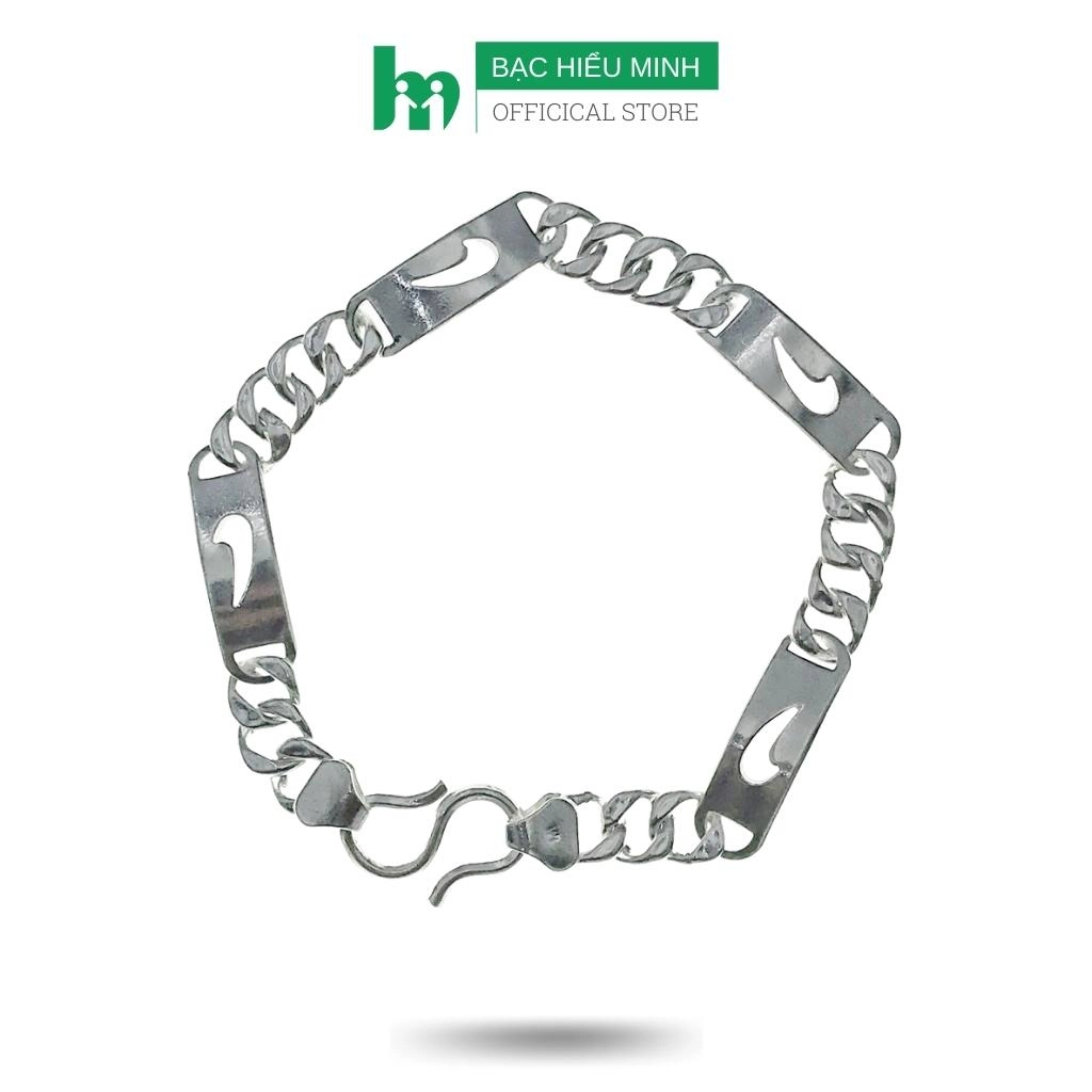 Vòng tay HUE bạc phong thủy may mắn dành cho cả nam và nữ mã H102