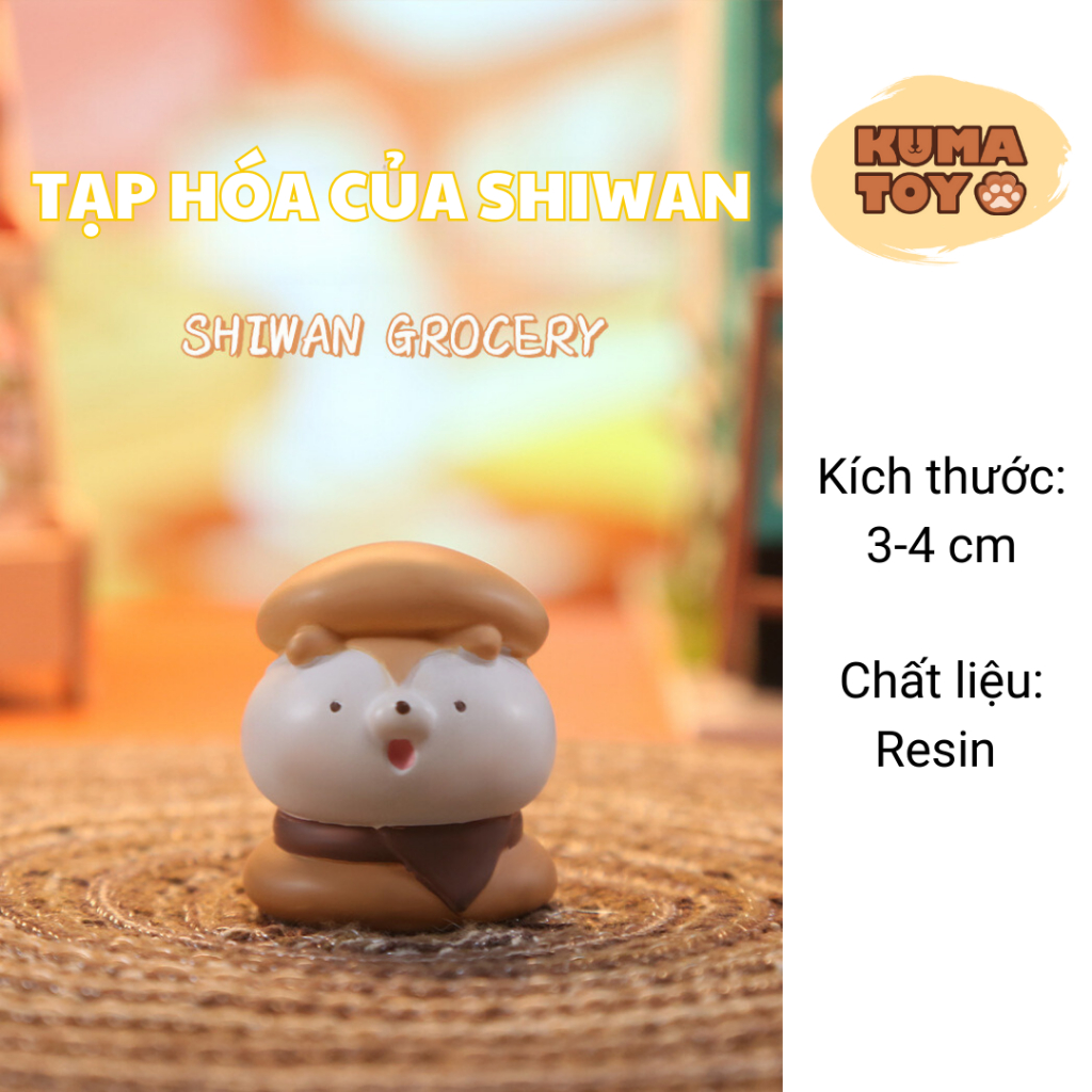 Blindbox Tạp hóa của Shiwan series 2 - Mô hình thú cưng và đồ ăn siêu dễ thương