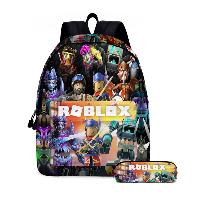 Balo roblox game tặng kèm túi bút