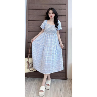 ⚡️ VÁY TRỄ VAI 2 LỚP DÁNG DÀI - HÀNG CAO CẤP