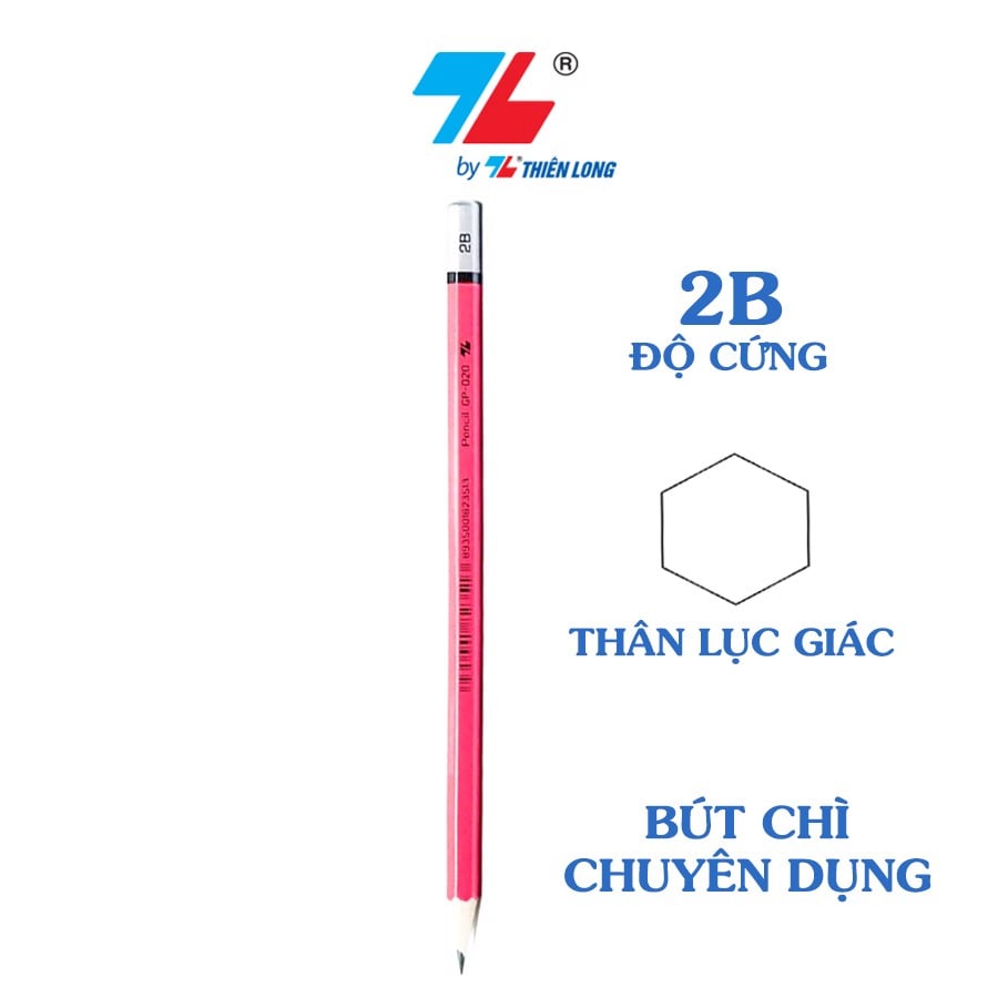 Bút Chì Gỗ GP020 2B Thiên Long - Camshop