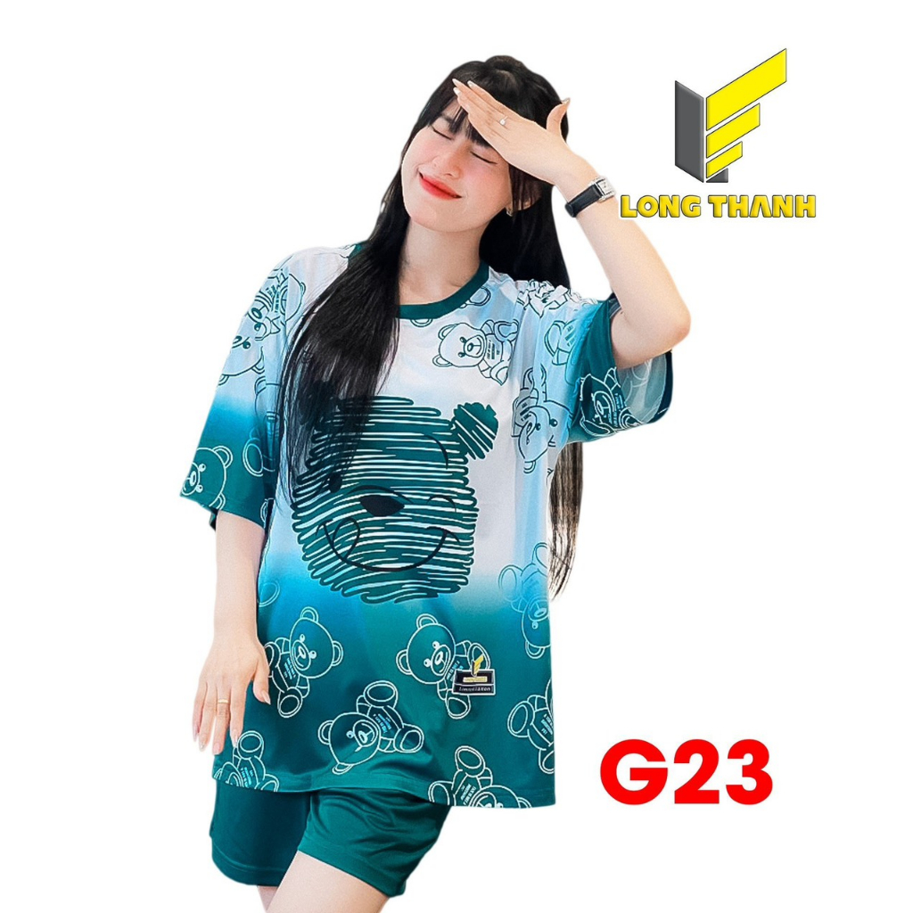 G23 -  Bộ Đồ Thun Cao Cấp Co Giãn 4 Chiều - Bộ Nữ Teen Long Thanh