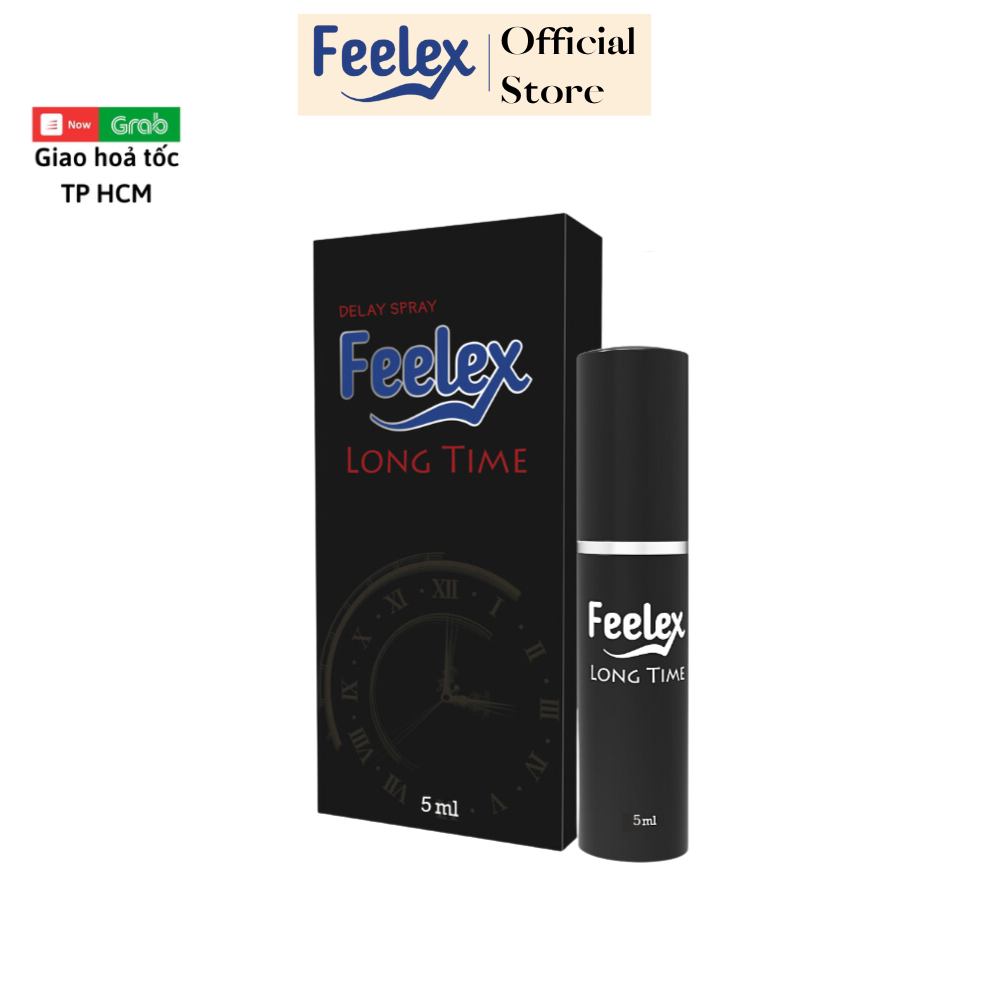 Gel bôi trơn Feelex Long Time mát lạnh, hỗ trợ kéo dài thời gian quan hệ cho nam giới