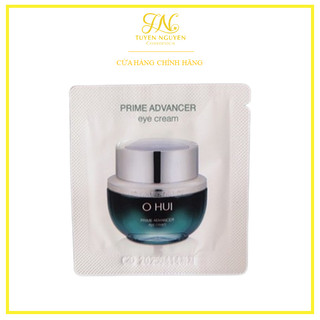 Kem mắt Ohui xanh phyto vital Prime Advancer ampoule capture cream gói 1ml