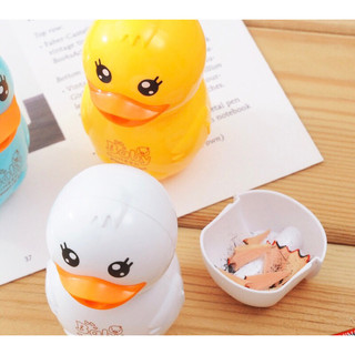 Set 2 Gọt bút chì hình vịt đáng yêu gọt vịt vàng vịt xanh đồ dùng học tập văn phòng phẩm gọt bút chì cơ gọt bút chì tay