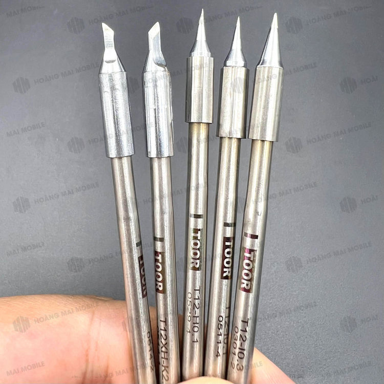 Mũi hàn của máy hàn T12-11 (3 kiểu đầu)