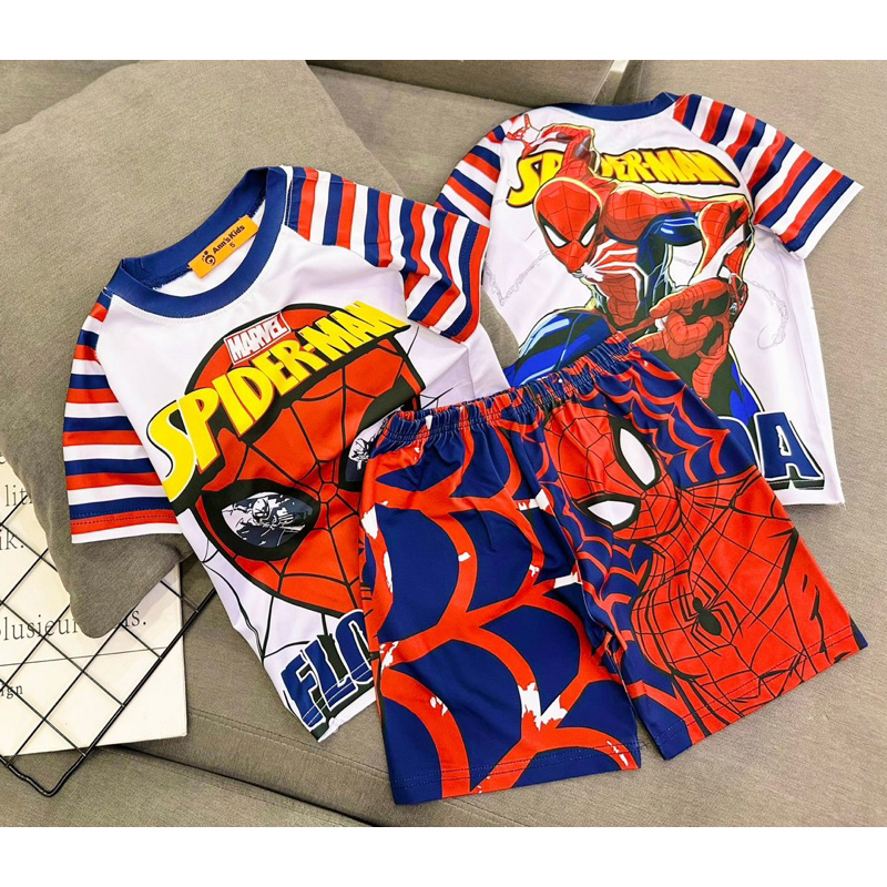 Đồ bộ thun lạnh in hình 3D đẹp- đồ bộ bé trai