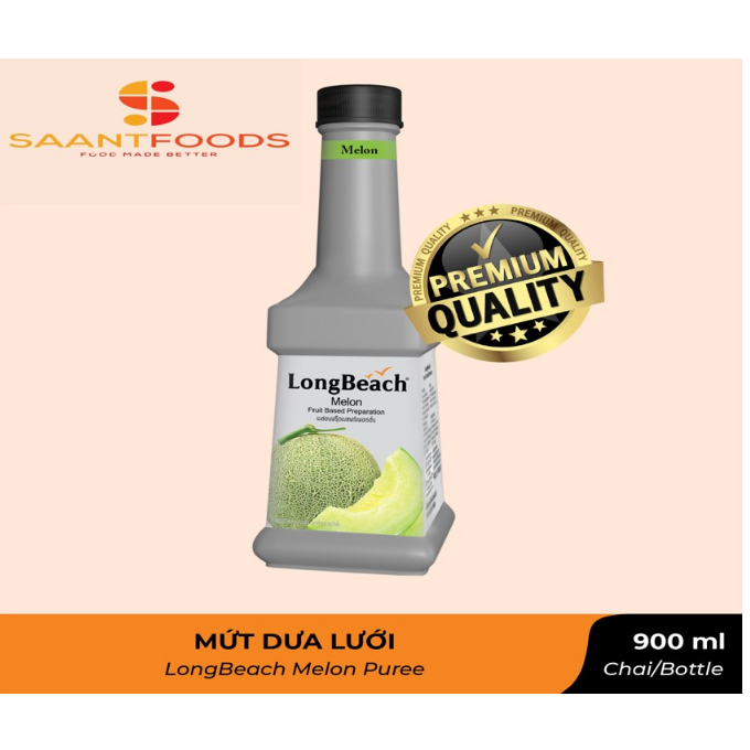 Mứt Dưa Lưới - LongBeach Melon Fruit Based Preperation 900 ml