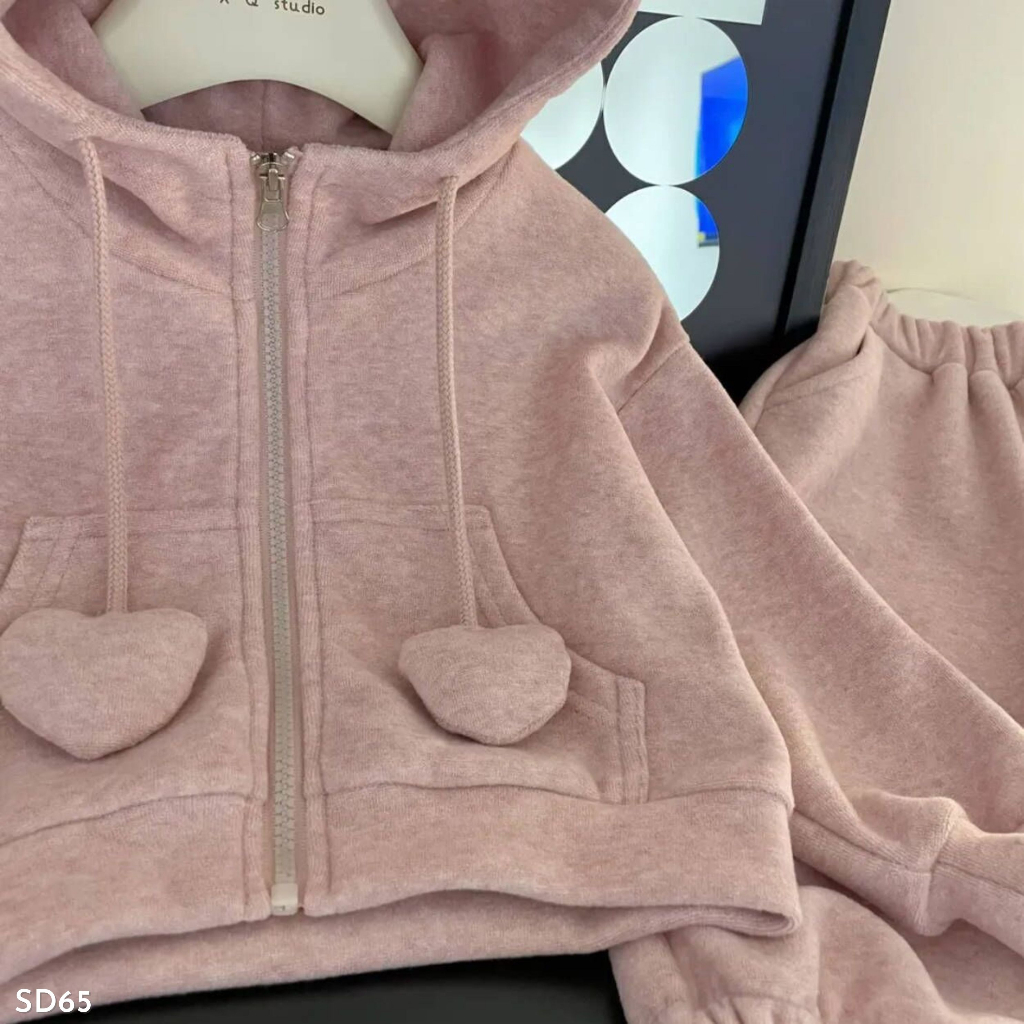 Set dài tay cho bé gái, set nỉ cho bé Thanh Hằng Baby 11kg đến 31kg