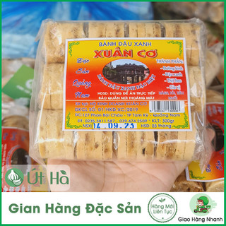 Bánh Đậu Xanh Nhân Thịt Xuân Cơ Bịch 300gr Đặc Sản Hội An Bánh Đậu Xanh Mặn Giòn Ngon - Út Hà Đặc Sản