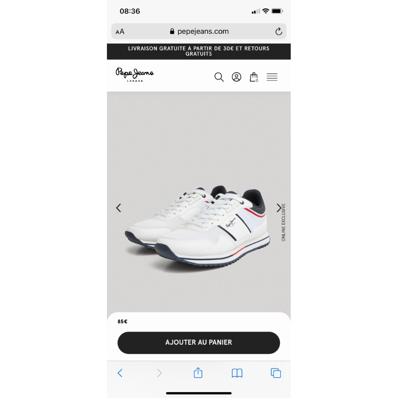 Giầy chạy hiệu Pepe jeans