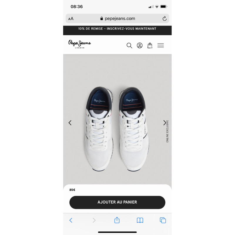 Giầy chạy hiệu Pepe jeans